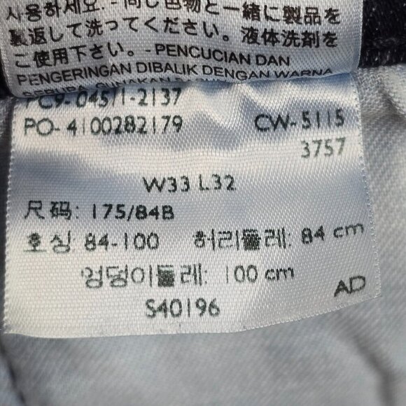 Levi’s 511 Jeans Men 33×32 (Fits 30×29.5)‎ Dark Blue Slim Straight Stretch Denim - Picture 7 of 14